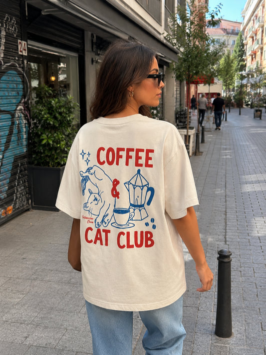 Coffee & Cat Club T-Shirt