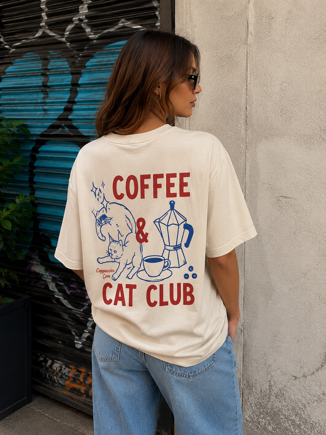 Coffee & Cat Club T-Shirt